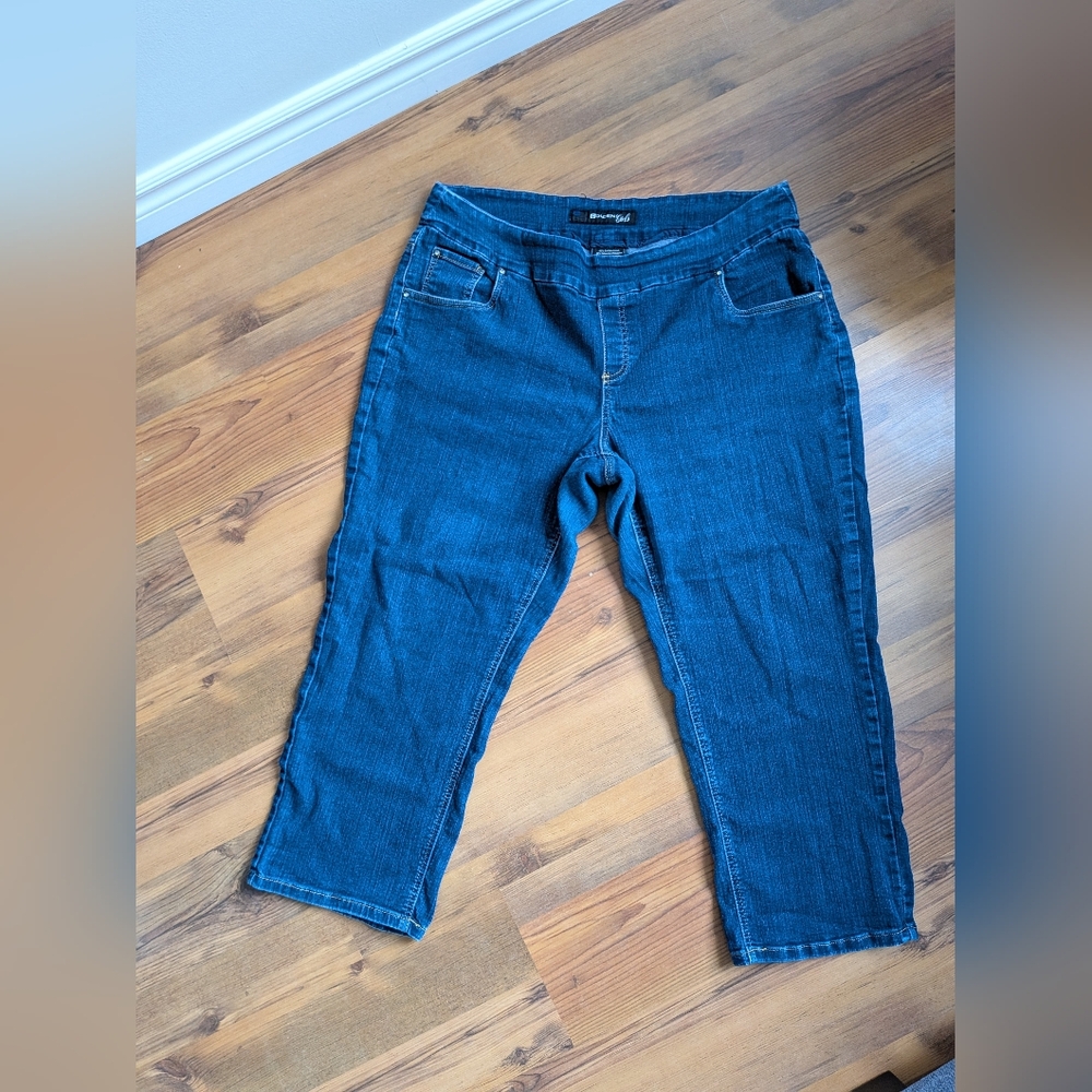 Golden Girls Blue Cropped Pants  for Women